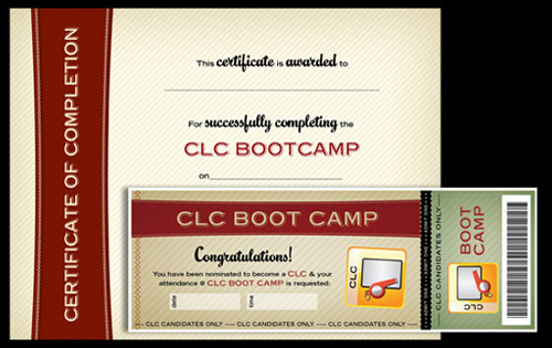 bootcamp certificate+ticket