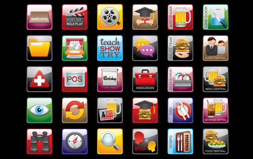 iPad training icons
